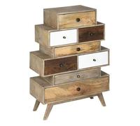 Commode ""Koval"" manguier 8 tiroirs - Atmosphera createur d'interieur