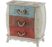 Commode Leiria armoire table d'appoint, vintage, shabby chic, 74x70x36cm Multicolore G