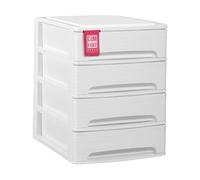 Commode lignes blanches 4 tiroirs COM-FORT HOUSE