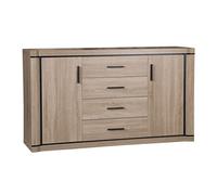 Commode Lorelie 100, Avec tiroirs et portes, Nombre de tiroirs: 4