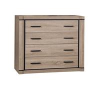 Commode Lorelie 101, Avec tiroirs, Nombre de tiroirs: 4, 91x107x44cm