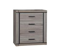 Commode Lorelie 103, Avec tiroirs, Nombre de tiroirs: 4, 91x81x44cm