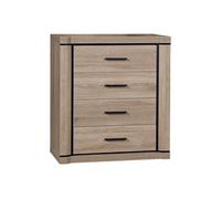 Commode Lorelie 103, Avec tiroirs, Nombre de tiroirs: 4, 91x81x44cm