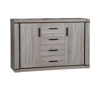 Commode Lorelie 104, Avec tiroirs et portes, Nombre de tiroirs: 4