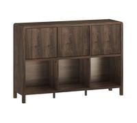 Commode Lukkodso 77 x 110 x 30 cm effet noyer