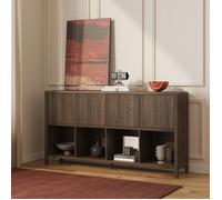 Commode Lukkodso 77 x 145 x 30 cm effet noyer