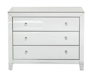 Commode Luxury argent 3 tiroirs Kare Design