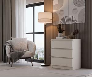 Commode MALMO - Cachemire - 3 tiroirs - design moderne
