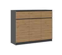 Commode Malwa 3D3S ANTHRACITE ARTISAN