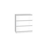 Commode Malwa M3, blanc brillant