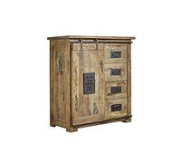Commode Manguier natur laqué 90x45x100 (BxTxH) RAILWAY #103