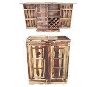 Commode Marrakesch Orient & Mediterran Interior Jiya Massif Bois Marron 180cm
