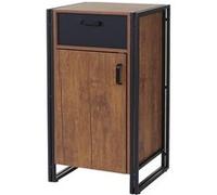 Commode Hwc-A27, 90x50x43cm, Aspect Chêne Multicolore