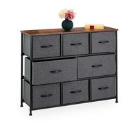 Commode meuble de rangement bahut moderne chiffonnier vintage 8 tiroirs