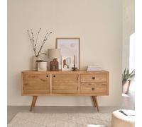 Commode mindi 2 tiroirs 2 portes