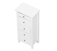 Commode miniature,Commode blanche pour maison de poupée,Tiroir pour maison de poupée,Tiroir pour maison de poupée 1:12,Tiroirs pour maison de poupée miniature,Tiroir pour chambre miniature,Meubles pou