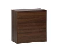 Commode. module de rangement décor bois noyer 3 tiroirs - Kompo