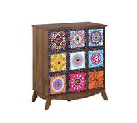 Commode Multicolore Kuma Marron