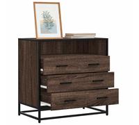 Commode noir 70x41x70 cm bois d'ingénierie coffre commode vidaXL