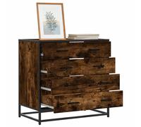 Commode noir 70x41x70 cm bois d'ingénierie coffre commode vidaXL