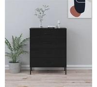Commode Vert Menthe 80x35x101,5 cm Acier Buffet Armoire à Tiroirs vidaXL