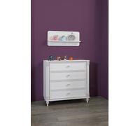 Commode pour enfants avec tiroirs Meubles en bois Landhaus Sideboard Blanc