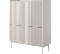 Commode : quatre portes, couleur du meuble : cachemire