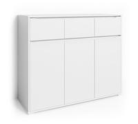 Commode Ruben, 48x101.6cm avec tiroirs, Blanc, Vicco 34644