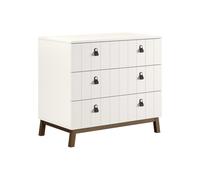 Commode sezane 3 tiroirs clay-noix