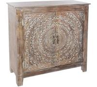 Buffet 2 Portes en Bois "Shirel" 90cm Marron