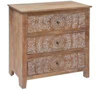 Commode ""Shirel"" manguier 3 tiroirs - Atmosphera Créateur d'intérieur