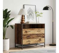 Commode sonoma gris 70x41x70 cm bois d'ingénierie coffre commode vidaXL