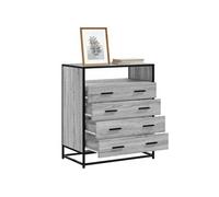 vidaXL Commode Sonoma 70x41x83,5 cm Bois d'ingénierie Gris