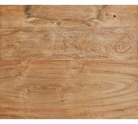Commode Stonegrace 200x45 cm acacia nature 4 portes tronc d'arbre