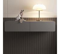 Commode Suspendue avec tiroirs de Grandes Compartiments, Chevet et Table de Maquillage, Table d'ordinateur et Bureau Moderne, pour Petits Espaces(Gray2,100cm/39.3in)