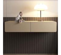 Commode Suspendue avec tiroirs de Grandes Compartiments, Chevet et Table de Maquillage, Table d'ordinateur et Bureau Moderne, pour Petits Espaces(Yellow,100cm/39.3in)