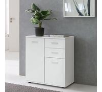 Commode SVENJA avec portes & tiroirs 71x78x35,5cm Armoire