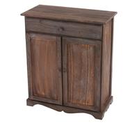 Commode / table d'appoint / armoire, 66x33x78cm, shabby, vintage marron