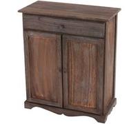 Commode / table d'appoint / armoire, 66x33x78cm, shabby, vintage, marron Marron G
