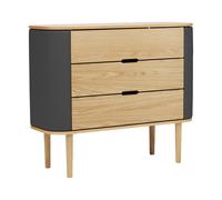 Commode Treasures chêne naturel WxHxD 109.2x93x43cm