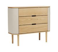 Commode Treasures chêne naturel WxHxD 109.2x93x43cm