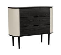 Commode Treasures chêne noir WxHxD 109.2x93x43cm