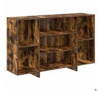 Commode, Vaisselier - Cadre durable - Buffet chêne fumé 120x30x75 cm bois d'ingénierie - moderne_60245