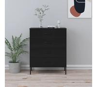 Commode Vert Menthe 80x35x101,5 cm Acier Buffet Armoire à Tiroirs vidaXL