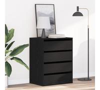 Commode vidaXL Chêne Noir 60x41x76 cm Bois d'ingénierie
