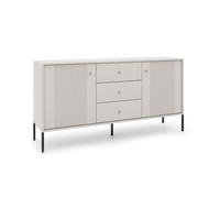 Commode - VIVALDI - ISEO 2D3S - Cachemire/Noir - 3 tiroirs - Design contemporain