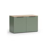 Vicco Commode Wido, Vert, 80x50cm avec 2 Portes, Convient pour Le Rangement des vêtements et des Articles ménagers