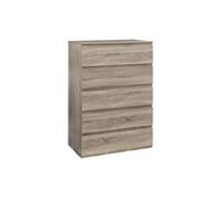 5five Commode Dolo 5 tiroirs effet bois naturel – 5 five simply smart