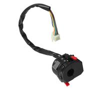 Commodo de Moto au Guidon 22mm en Plastique et Métal | Remplacement Simple, Installation Facile, Commande Tactile, Ajustement Serré, pour Éclairage et Klaxon