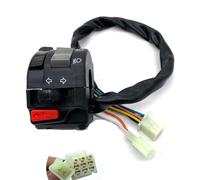 Commodo Demarreur Compatible Avec Yamaha Moto Guidon Interrupteur Contrôle Phare Clignotant Antibrouillard Klaxon Interrupteur 1 Pièces Gauche 22mm 7/8"